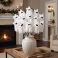 thumbnail image 3 of Clearance Gunhay Halloween White Ghost Stems, 12 Inch Cute Glitter Ghost Picks with Tassel Gothic Spooky Tree Picks for Halloween Table Centerpieces Decorations, 3 of 7
