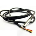thumbnail image 1 of DS18B20 Stainless Steel package 1 Meters Waterproof DS18b20 Temperature Stainless Steel Probe Probe Sensor 18B20, 1 of 9