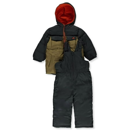 

Iextreme Baby Boys 2-Piece Colorblock Snowsuit Set - gray 12 months (Infant)