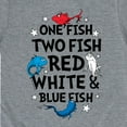 thumbnail image 3 of Dr. Seuss - Red, White and Blue Fish - Toddler And Youth Short Sleeve Graphic T-Shirt, 3 of 6