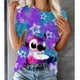 thumbnail image 1 of Camiseta de dibujos animados divertidos de Disney Stitch Camiseta de mujer con estampado de Lilo Stitch Camiseta estilo hip hop Ropa de mujer, 1 of 5