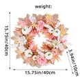 thumbnail image 2 of Fankiway Summer Wreaths for Front Door, Summer Door Wreath, Home Garden Decor, Summer Scent Symbol, Dreamy Pink and White Garland, 2 of 10