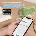 thumbnail image 6 of MakeID Label Makers Machine with Tape, Portable Bluetooth Label Printer for Office Home Edit Organization Multiple Templates Fonts Customizable Typewriter Compatible with Android iOS Labeler, Green, 6 of 9