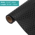 thumbnail image 2 of Shelf Liner, Non-Slip Drawer Liner 15-3/4" x 39-3/8" EVA Material Liner with Braid Pattern for Refrigerator, Black, 2 of 6