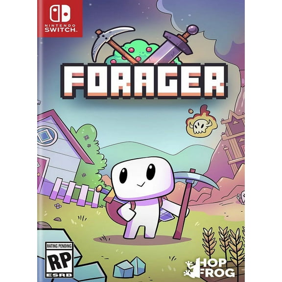Restored Forager (Nintendo Switch, 2019) Survival Game (Refurbished)