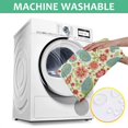 thumbnail image 6 of Pioneer Flower Floral Print Pattern Square Tablecloth, Waterproof Wipeable Spillproof Washable Table Cover for Home Kitchen Party Decor, 52"x52", 6 of 6