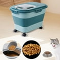 thumbnail image 6 of Pet Dog Cat Food Storage Container 10kg Large Kitchen Airtight Tank Rice Green, 6 of 8