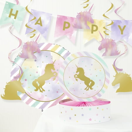  Unicorn  Birthday  Decorations  Kit Walmart  com