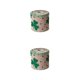 thumbnail image 2 of Advancent St. Patrick's Day Ribbons Green Burlap Shamrock Bar Gold Ribbon Card Wrapping Festival Wired Decoration Making DIY Sewing Type1 NO1, 2 of 6