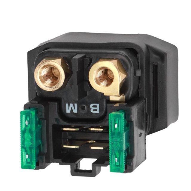 Un relé de arranque, relé de solenoide de arranque 30A Relé de solenoide de arranque Relé de arranque de vehículo Construcción robusta