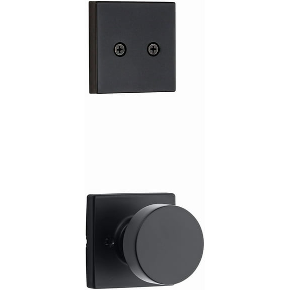 Kwikset 973Psksqt Pismo Knob Dummy Handleset Interior Pack - Black