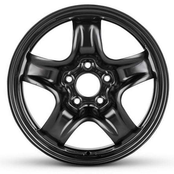 New OEM Replacement Wheel 16x6.5 in for 2007-2009 Chevrolet HHR Painted Black 16 inch Steel Rim
