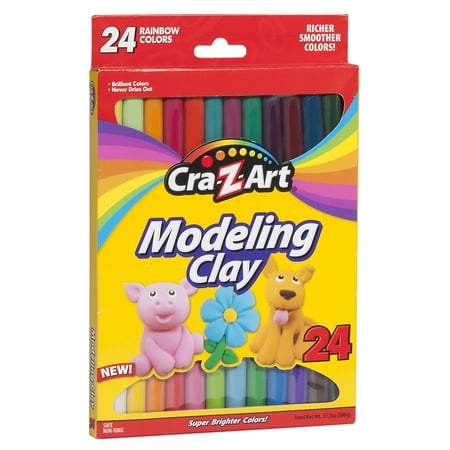 Cra-Z-Art Modeling Clay, 24 Brilliant Colors