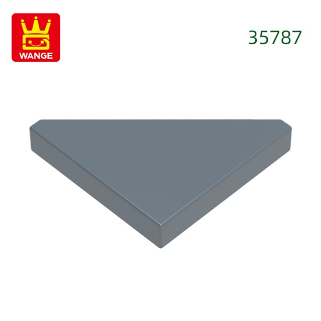 400Pcs/lot Special Tile Modified 2x2 Aperture Free Triangular Block Moc Accessories Compatible with 35787 Brick DIY Toy 73.Dark Bluish Gray about400pcs