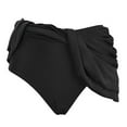 thumbnail image 3 of MRULIC tankini bathing suits for women Ruffles Skirted Waisted Bikini Swimwear Bottom Bottom High Women Shirred Swimwears Tankinis Set Black + XL, 3 of 4