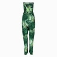 thumbnail image 2 of Vedolay Rompers For Women Women 2023 Summer Jumpsuit, Outfit Sleeveless Shoulder V-Neck Long Romper Jumpsuits,Green M, 2 of 4
