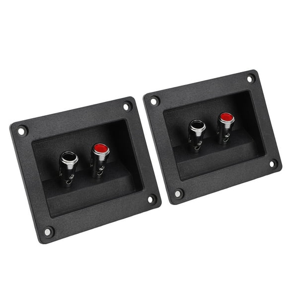 Speaker Box Terminal, Rustproof Subwoofer Box Terminal Cup High Strength with Screws for Car RV Boat
