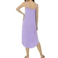 thumbnail image 3 of INSPIRE CHIC Women's Lounge Pajama Dress Sleepwear Nightdress Spaghetti Strap Cami Nightgowns M Light Purple, 3 of 6