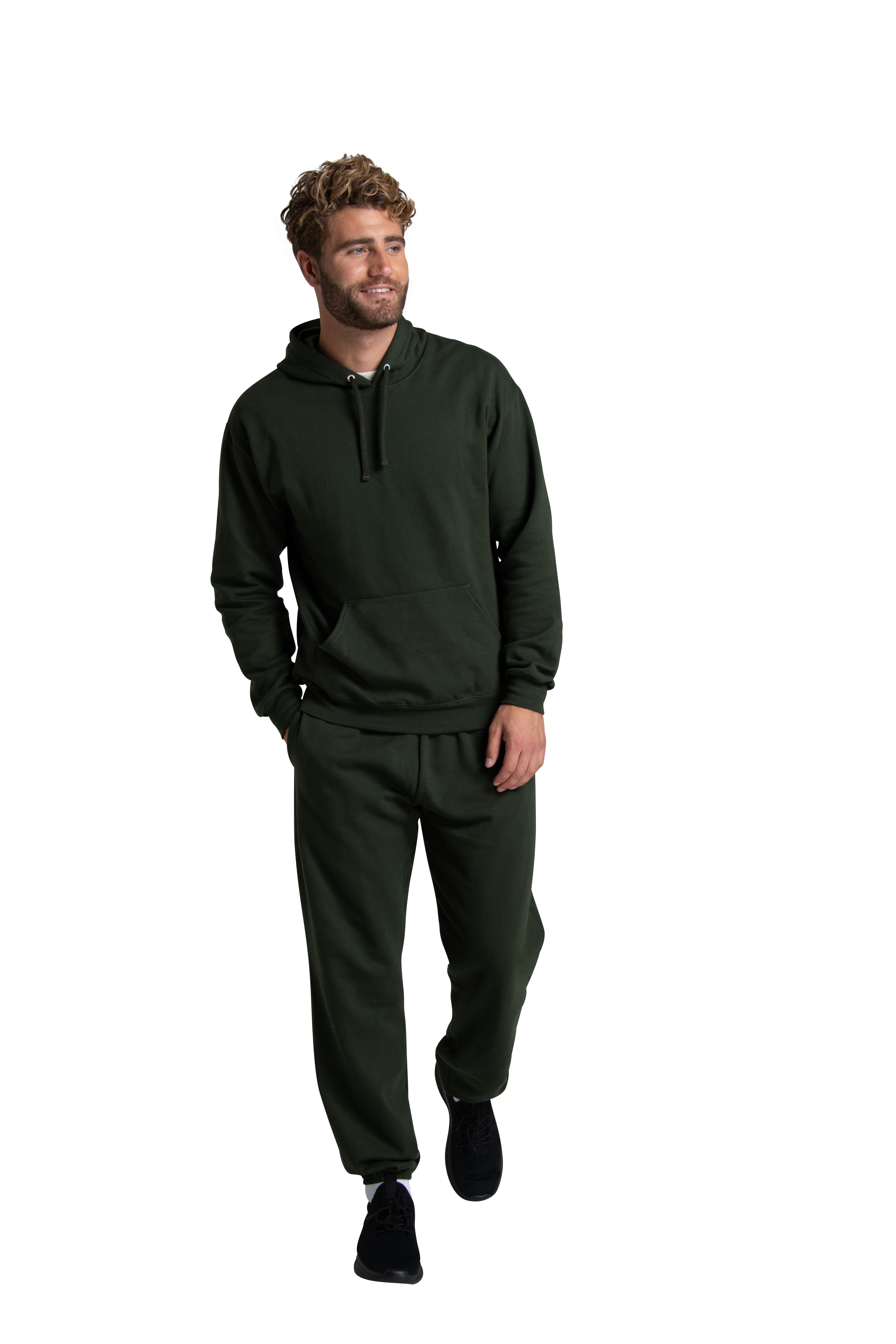 Fruit of the Loom Men's EverSoft Fleece Hoodie, Cozy Pullover Sweatshirt, Sizes S-3XL