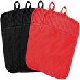 thumbnail image 1 of HAOAN 5Pcs Pot Holders for Kitchen Heat Resistant Pink Cotton Potholder Multipurpose Hot Pads Machine Washable Oven Mitt with Hanging Loop Pocket Potholder for Daily Baking Cooking Grilli, 1 of 6