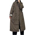 thumbnail image 2 of Parkas de manga larga, chaqueta gruesa para mujer, cortavientos, chaqueta de longitud media a larga, chaqueta de manga larga, abrigo para mujer, 2 of 4