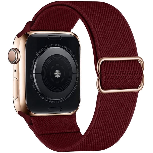 Correa Extensible De Nylon Elastica Unisex M / L 38 / 40 / 41 mm Para Apple Watch Compatible Con Serie Se / 2 / 3 / 4 / 5 / 6 / 7 /