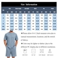 thumbnail image 3 of Men's Pajama Set Pumpkins Halloween Crew Neck Pj Shorts Set 2 Piece Loungewear Sleepwear, 3 of 7