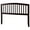 Espresso, variant on Leo &amp; Lacey Queen Spindle Solid Hardwood Headboard in White
