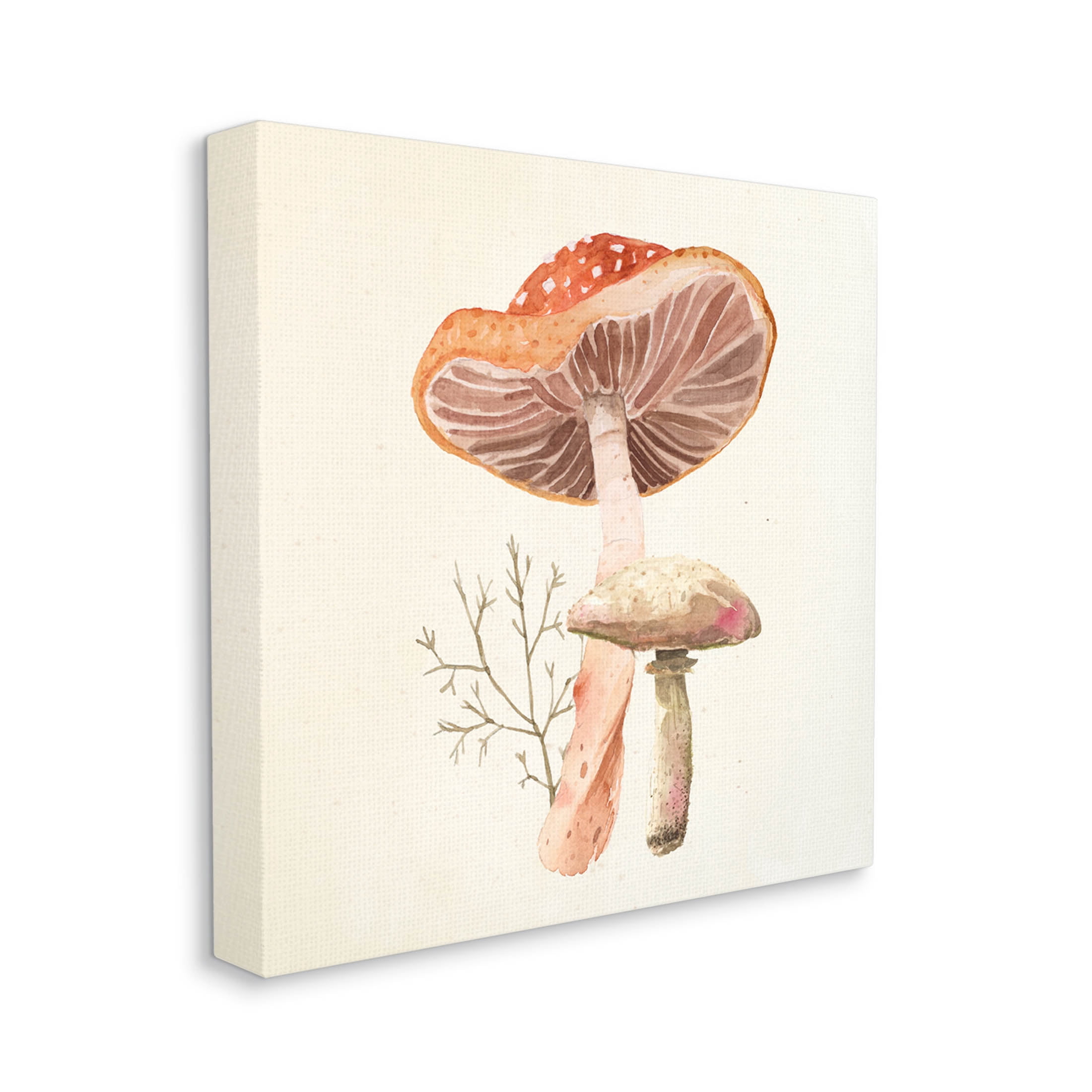 Forest Botanical Woodland Plants Botanical & Floral Graphic Art Gallery Wrapped Canvas Print Wall Art