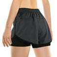 thumbnail image 3 of purcolt Womens 3" Running Shorts 2 in 1 Double Layer High Waisted Athletic Shorts Tennis Workout Gym Shorts, 3 of 8