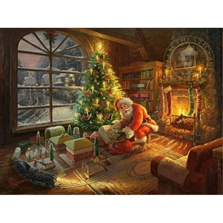 Ceaco Thomas Kinkade Santa Special Delivery Puzzle, 1000 Piece