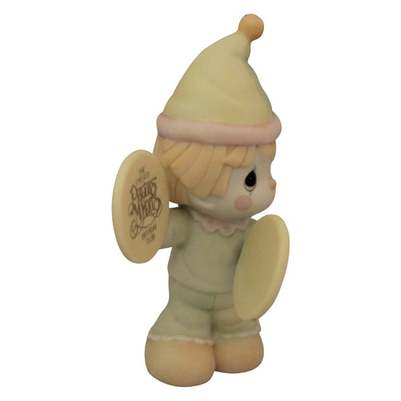 Precious Moments Figurine: b0002 A Smile's the Cymbal of Joy (4.5") Birthday Club