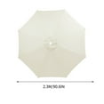 thumbnail image 3 of Table Outdoor Umbrella Cloth Umbrella Replacement Courtyard Center Pillar Banana Umbrella Cloth Replacement Cover Sunshade Rainproof Sun Umbrella Clearance, 3 of 5