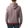 thumbnail image 2 of Ma Croix Men's Standard Premium Classic Comfort Marled Fleece Pullover Hooded Sweatshirt, 2 of 6