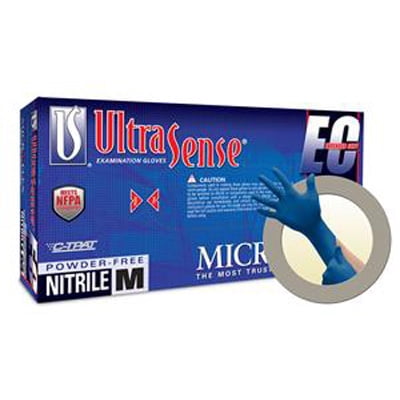 Microflex USE-880L Powder Free Nitrile Gloves Extended Cuff - Large
