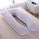thumbnail image 5 of Funda Funda Algodón Tipo U para Mujeres Embarazadas (gris Blanco), 5 of 8