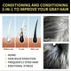 thumbnail image 3 of Instant Black Hair Shampoo Hair Color Shampoo For Gray Hair Natural Black Hair Dye Shampoo 3 In 1 For Men Women,long Lasting Black Shampoo Colors In, 3 of 5