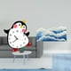 thumbnail image 2 of Reloj de pared,Reloj de pared silencioso y decorativo que no hace tictac,Reloj de pared silencioso de pingüino pequeño Reloj de madera,Alfombra de área,Alfombra de área para sala de, 2 of 8