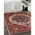 thumbnail image 2 of Ahgly Company Indoor Rectangle Mid-Century Modern Cranberry Red Oriental Area Rugs, 4' x 6', 2 of 6