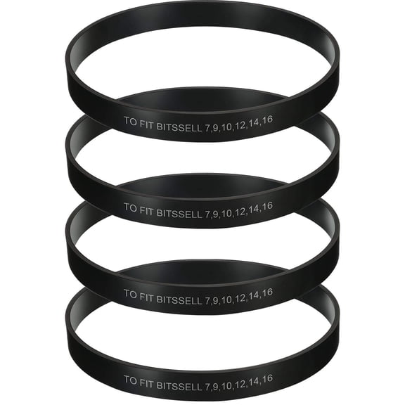 Replacement Belts for Bissell Style 7/9/10 P/N 3031120 PowerForce Helix Powerlifter Cleanview Swivel Rewind Pet Vacuum Cleaner,Replace Parts 2031093 32074 3031123 1606929 (Pack of 4)