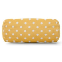 Majestic Home Goods Bolster Pillow Ikat Dot Citrus