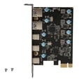 thumbnail image 2 of Tarjeta de expansión PCIe USB 31 de 5 puertos tarjeta de expansión para PC de escritorio PCB de 5 Gbps para computadora ANGGREK Otros, 2 of 8