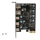 thumbnail image 2 of Tarjeta de expansión de EE. UU., UP5300 5 puertos Puertos USB PC de EE. UU., es decir, puertos de tarjeta de expansión Tarjeta de expansión de EE. UU. Rendimiento sólido, 2 of 8