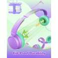 thumbnail image 2 of Auriculares con cable iClever Kids Bulk, paquete de 5, duraderos y plegables, 2 of 6