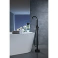 thumbnail image 2 of Coral Series 2-Handle Freestanding Tub Faucet with 60 in. Euro-Grip Hand Sprayer in Oil Rubbed Bronze, 2 of 9