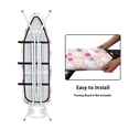 thumbnail image 5 of HELLHERO Rabbit Daisy Print Ironing Board Cover Polyester Iron Cover for Ironing Board, Scorch Resistant Ironing Board Cover Protector Decorative Covers for Ironing Board, 54" x 15" Inch, 5 of 6