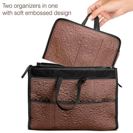 metricusa - purse organizer metric usa, handbag insert 25 compartments 2 in 1 washable liner ...