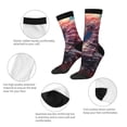 thumbnail image 3 of Fuzoiu Ocean Seahorse Print Athletic Crew Socks for Men & Women,Casual Crew Socks,Above Ankle Crew Socks for Business, Casual, 3 of 6