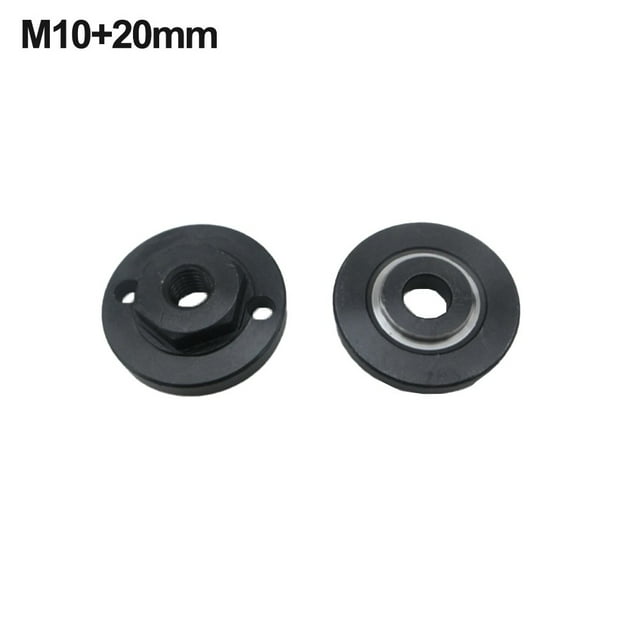 Lefu 2PCS Hexagon M10 Angle Grinder Outer Flange Nut Set With 20 22 22.2mm Metal Pressure Plate For Model 100 Angle Grinder