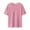 Pink, variant on TrdSipl Men's Textured Knit Shirt Basic Ribbed Jacquard Shirts Summer Crewneck Fashion Tees Beige S